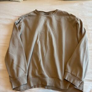 H&M Men's Crewneck Sweater in Tan